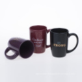 Hot selling China supplier 16oz ceramic belly mug with gold printing microwave safe